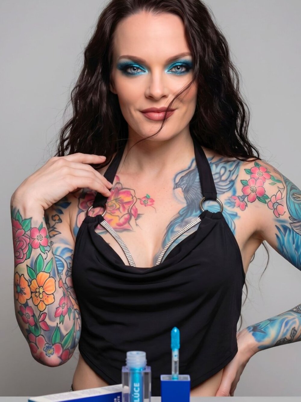 Treslúce Beauty ✦ Forever Brillante Metallic Eyeshadow ✦ Aquamarine blue shimmer